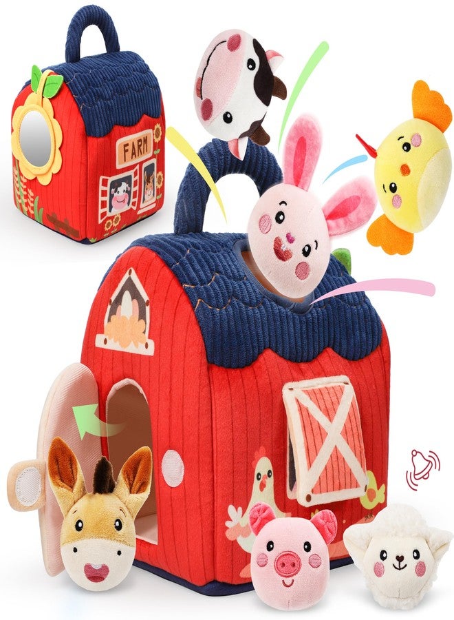TOHIBEE Baby Toys 6-12 Months, Montessori Sensory Barn Toys for Babies 3-6 7 8 9 10 12 18 Months, Stuffed Farm Animal Toys for Toddlers 1-3, Infant Toys Christmas Gifts for 1 2 Year Old Boys Girls - Image 1